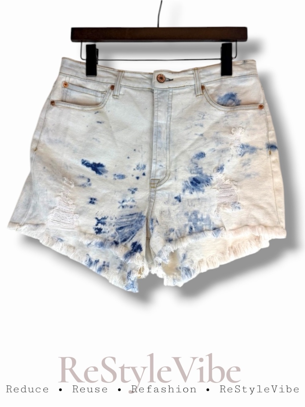 BBJ LOS ANGELES Women’s Size 11/30 Shorts Denim Jean High Rise Fit Stretch